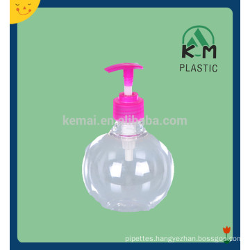 plastic PET lotion pump bottle with white color lotion pump dispenser